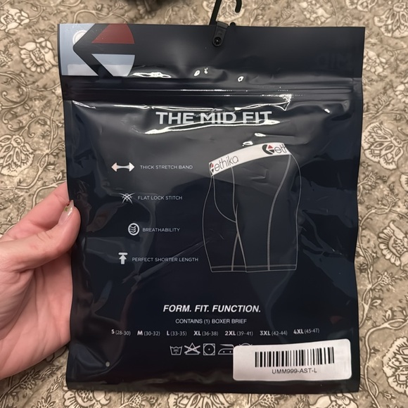 Men's Ethika Boxers The Mid - Picture 2 of 2